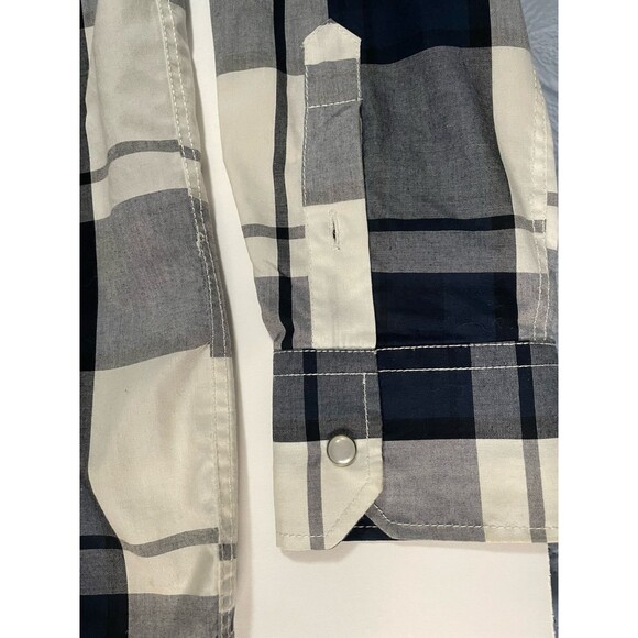 Costal Mens Multicolor Long Sleeve Pearl Snap Western Button Front Shirt Sz Lrg - Picture 5 of 7